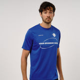 Omnitau Men's Core Football Crew Neck Shirt- Royal Blue