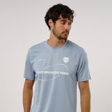 Omnitau Men's Core Football Crew Neck Shirt - Sky Blue