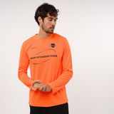 Omnitau Men's Core Goalkeeper Crew Neck Shirt - Bright Orange