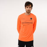 Omnitau Men's Core Goalkeeper Crew Neck Shirt - Bright Orange