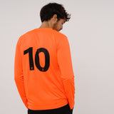 Omnitau Men's Core Goalkeeper Crew Neck Shirt - Bright Orange
