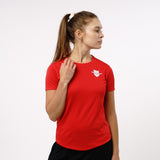 Omnitau Women's Core Multisport Crew Neck Playing Shirt - Red