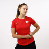 Omnitau Women's Core Multisport Crew Neck Playing Shirt - Red