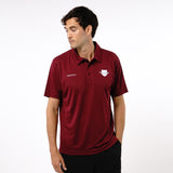 Omnitau Men's Core Multisport Playing Polo Neck Shirt - Burgundy