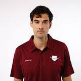 Omnitau Men's Core Multisport Playing Polo Neck Shirt - Burgundy