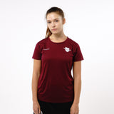 Omnitau Women's Core Multisport Crew Neck Playing Shirt - Burgundy