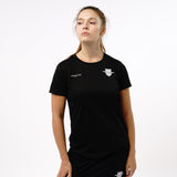 Omnitau Women's Core Multisport Crew Neck Playing Shirt - Black