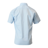 Men's Professional Short Sleeve Breathable Poplin Shirt - Light Blue