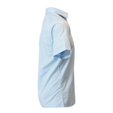 Men's Professional Short Sleeve Breathable Poplin Shirt - Light Blue