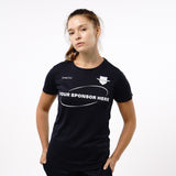 Omnitau Women's Team Sports Core Cricket Crew Neck Shirt - Navy