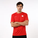 Omnitau Men's Core Multisport Crew Neck Playing Shirt - Red