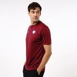 Omnitau Men's Core Multisport Crew Neck Playing Shirt - Burgundy