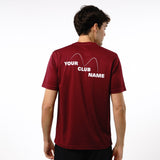 Omnitau Men's Core Multisport Crew Neck Playing Shirt - Burgundy