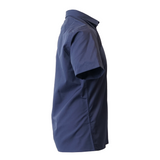 Men's Professional Short Sleeve Breathable Poplin Shirt - Navy