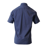 Men's Professional Short Sleeve Breathable Poplin Shirt - Navy