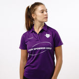 Omnitau Women's Team Sports Core Cricket Polo Shirt - Purple