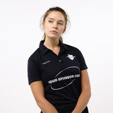 Omnitau Women's Team Sports Core Cricket Polo Shirt - Navy