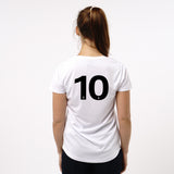 Omnitau Women's Core Football Crew Neck Shirt - White