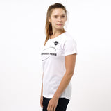 Omnitau Women's Core Football Crew Neck Shirt - White