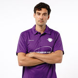 Omnitau Men's Team Sports Core Cricket Polo Shirt - Purple