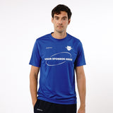 Omnitau Men's Team Sports Core Cricket Crew Neck Shirt - Royal Blue