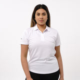Omnitau Women's Classic Golf Polo Shirt - White