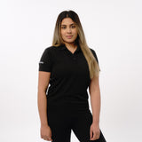 Omnitau Women's Classic Golf Polo Shirt - Black