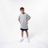 Omnitau Kid's Team Sports Breathable Technical T-Shirt - Heather Grey
