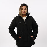 Omnitau Women's Team Sports Padded Waterproof Jacket - Black