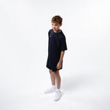 Omnitau Kid's Team Sports Core Cricket Crew Neck Shirt - Navy
