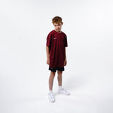 Omnitau Kid's Core Multisport Crew Neck Playing Shirt - Burgundy