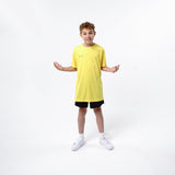 Omnitau Kid's Team Sports Breathable Technical T-Shirt - Yellow