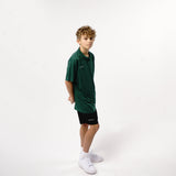 Omnitau Kid's Core Polo Neck Hockey Shirt - Bottle Green