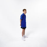 Omnitau Kid's Core Football Polo Neck Shirt - Royal Blue