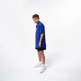 Omnitau Kid's Core Football Polo Neck Shirt - Royal Blue