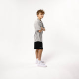 Omnitau Kid's Core Multisport Playing Polo Neck Shirt - Heather Grey
