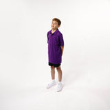 Omnitau Kid's Core Football Polo Neck Shirt - Purple