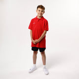 Omnitau Kid's Team Sports Organic Cotton Polo - Red