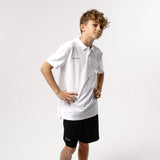 Omnitau Kid's Team Sports Organic Cotton Polo - White