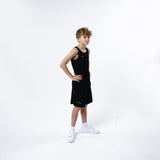 Omnitau Kid's Core Crew Neck Athletics Vest - Black