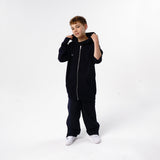 Omnitau Kid's Team Sports Organic Cotton Full Zip Hoodie - Navy