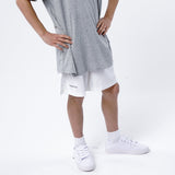 Omnitau Kid's Core Football Shorts - White