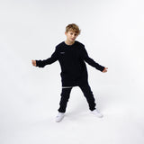 Omnitau Kid's Team Sports Crew Neck Cotton Sweatshirt - French Navy