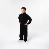 Omnitau Kid's Team Sports Full Zip Tracksuit Pant - Black