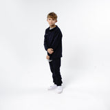 Omnitau Kid's Team Sports Quarter Zip Technical Midlayer Fleece - Navy