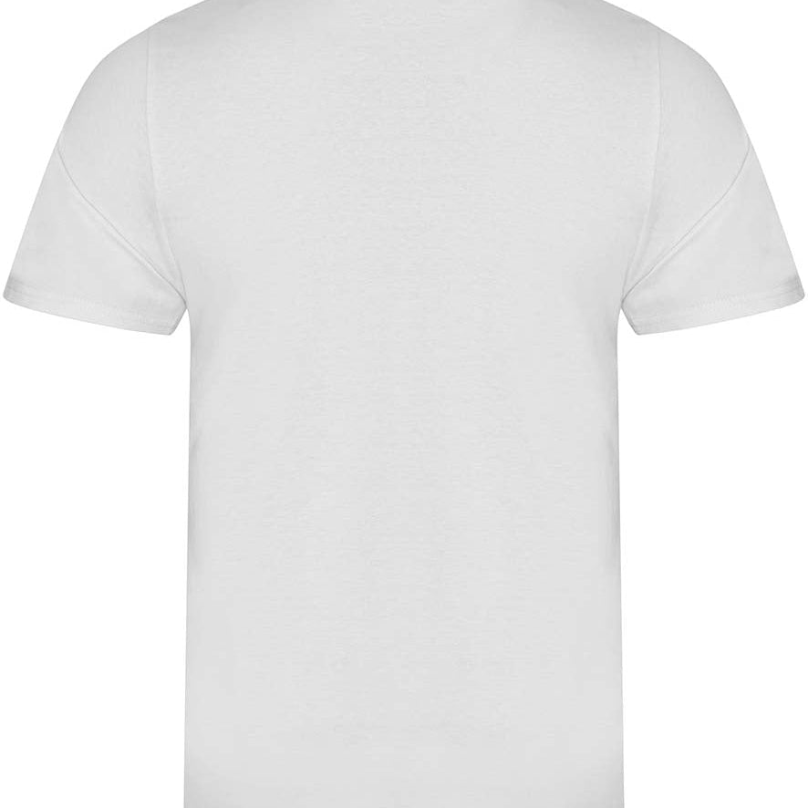 Men's 100% Organic Cotton Professional Single Jersey T-Shirt - White