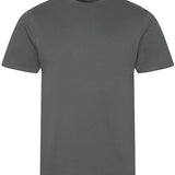 Men's 100% Organic Cotton Professional Single Jersey T-Shirt - Charcoal