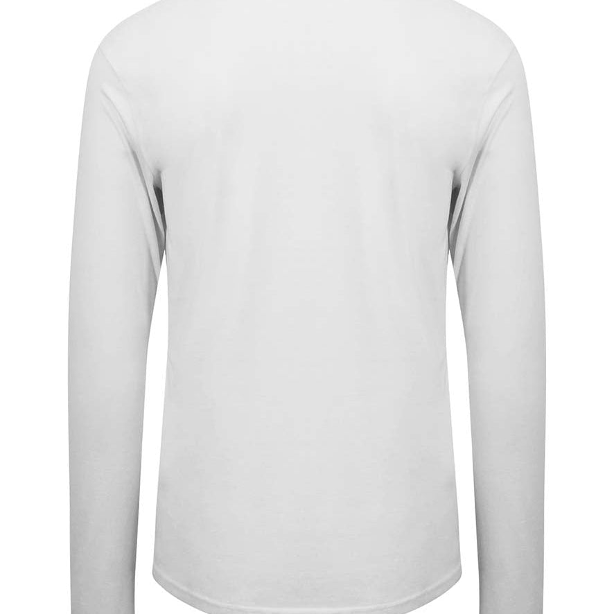 Men's Premium Organic Cotton Long Sleeve T-Shirt - White