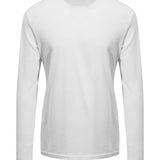Men's Premium Organic Cotton Long Sleeve T-Shirt - White