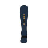 Omnitau Team Sports Classic Sports Socks - Navy with Gold Text
